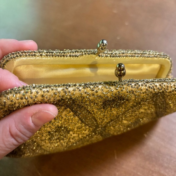 Vintage Richere Beaded Clamshell Clutch from Japan 1950s - Picture 9 of 9
